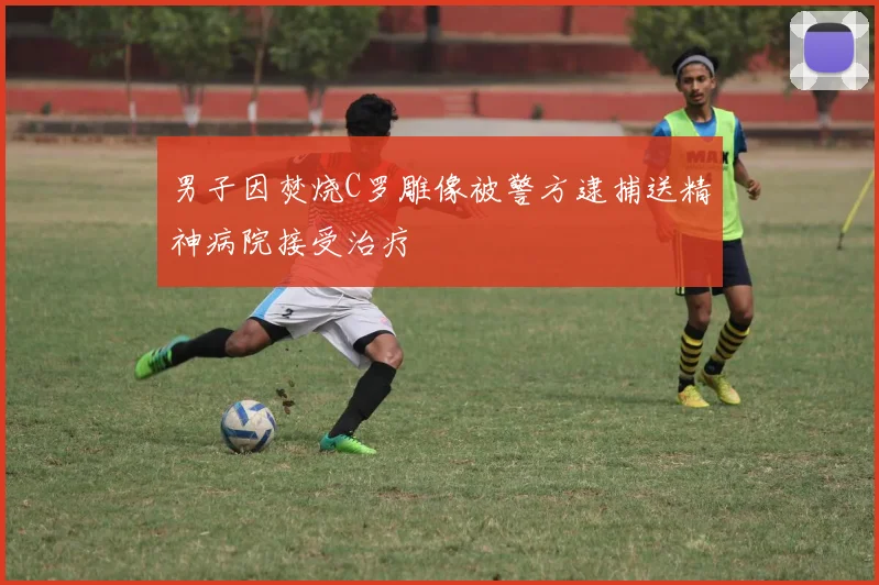 男子因焚烧C罗雕像被警方逮捕送精神病院接受治疗